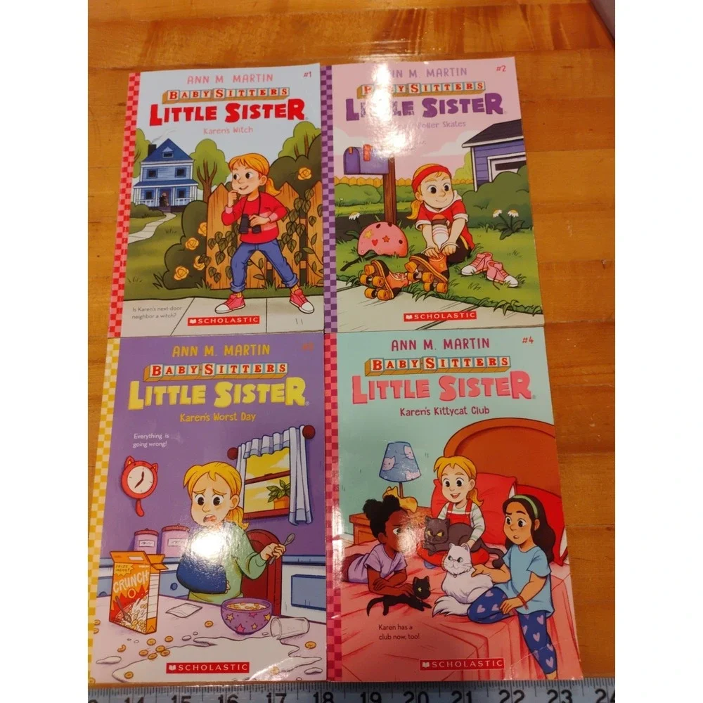 Scholastic Kids Baby-Sitters Little‎ Sister fiction Books set 1-4 Ann M. Martin